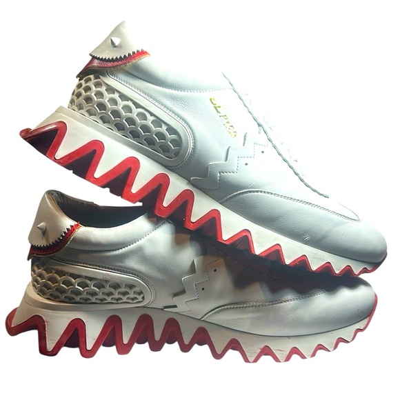 Christian Louboutin Tennis Shoes Shark Donna Flat Sneakers Trainers